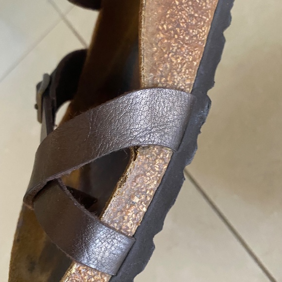 Birkenstock Germany Mayari Copper Slip On Sandals Size 38 Regular/ Wide - Picture 10 of 13